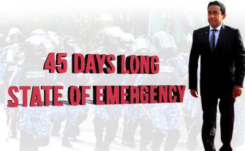 What did Maldives lose during these 45 days of Emergency ?