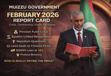 Muizzu Government: February 2026 Month Report Card